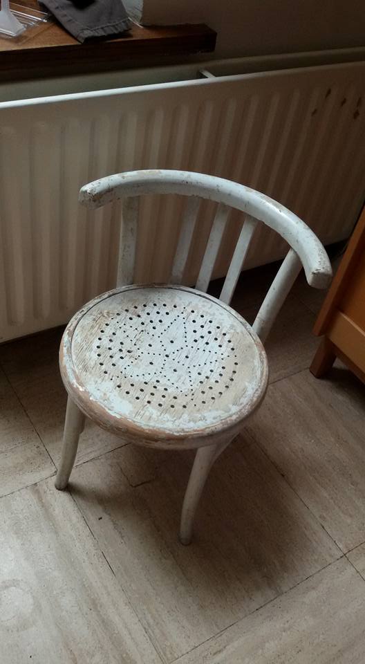 Chaise Fischel enfant chinée