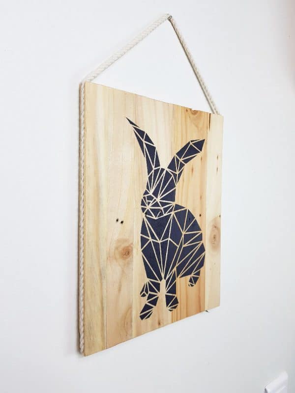 Tableau-palette-origami-lapin-noir