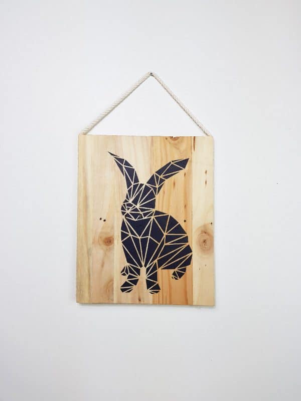 Tableau-palette-origami-lapin-noir