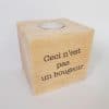 Ceci n'est pas un bougeoir, by Jaune Hirondelle
