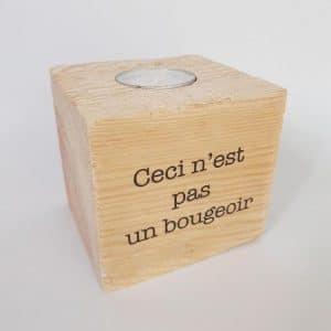 Bougeoir – Cube de Palette Ceci n’est pas…