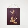 Tableau-Palette-Origami-Hirondelle-BordeauA4
