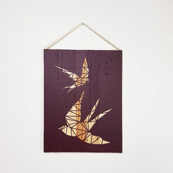 Tableau-Palette-Origami-Hirondelle-BordeauA4