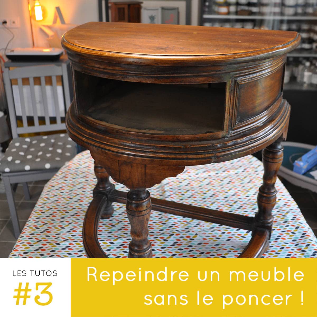 Miniature repeindre un meuble sans le poncer
