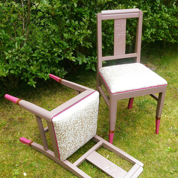 Miniature chaises art déco